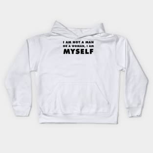 I am myself - Light Kids Hoodie